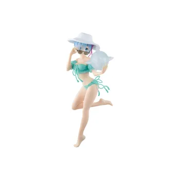 BANPRESTO Rem Glass Factory, Zero Starting Life In Another World, Rem, Swimsuit, Bonus Gift Scale Figures 22cm