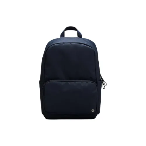 Lululemon Backpacks Pure Navy With Horizontal Grey Accents