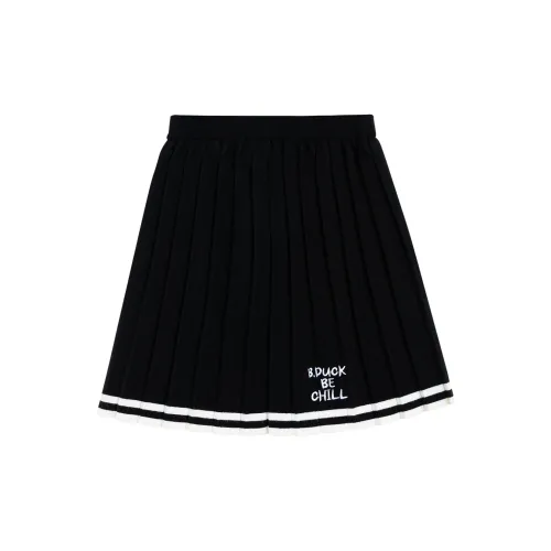 B.Duck Casual Short Skirts Women's Black