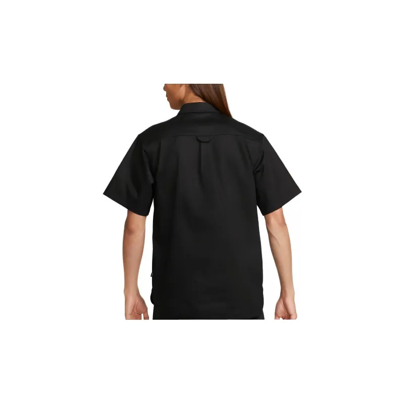 Nike SB Tanglin Short-Sleeve Woven Button-Up Skate Top Shirt Men's Black-1