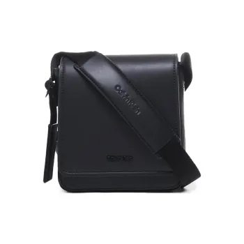 CALVIN KLEIN Nylon Shoulder Bag, Crossbody Bag Men's Black
