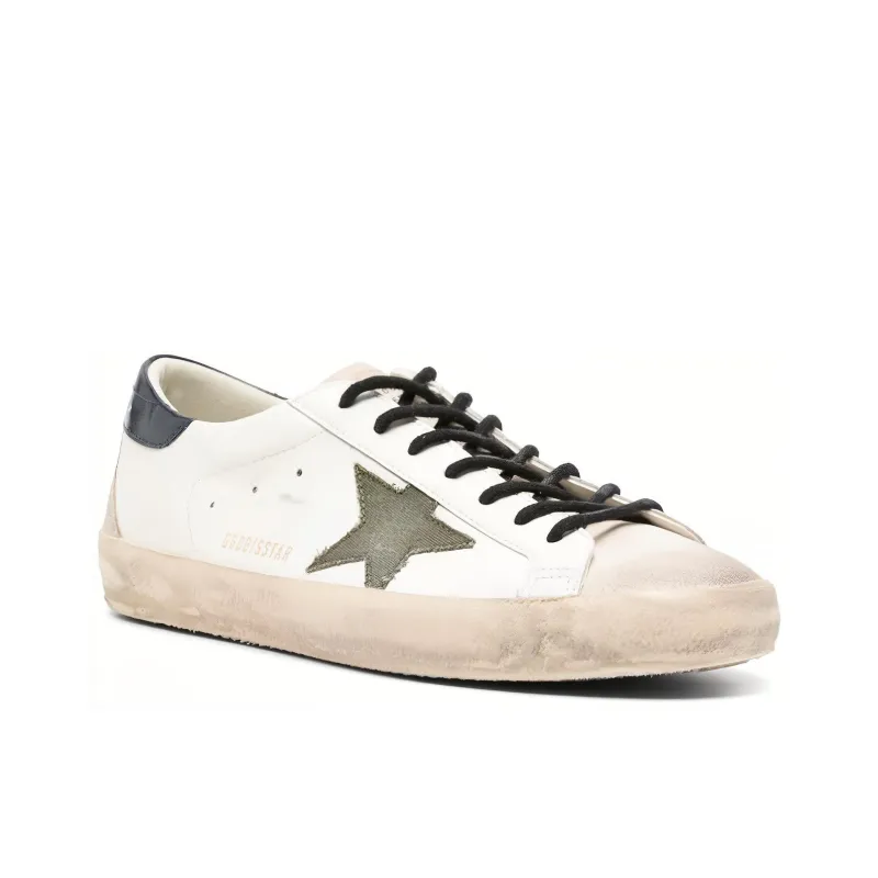 Golden Goose Super-Star Distressed Leather Sneakers-1