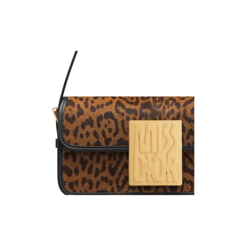 DIOR Miss Dior Little Horsehair Handbag, Shoulder Bag Women's Brown-3