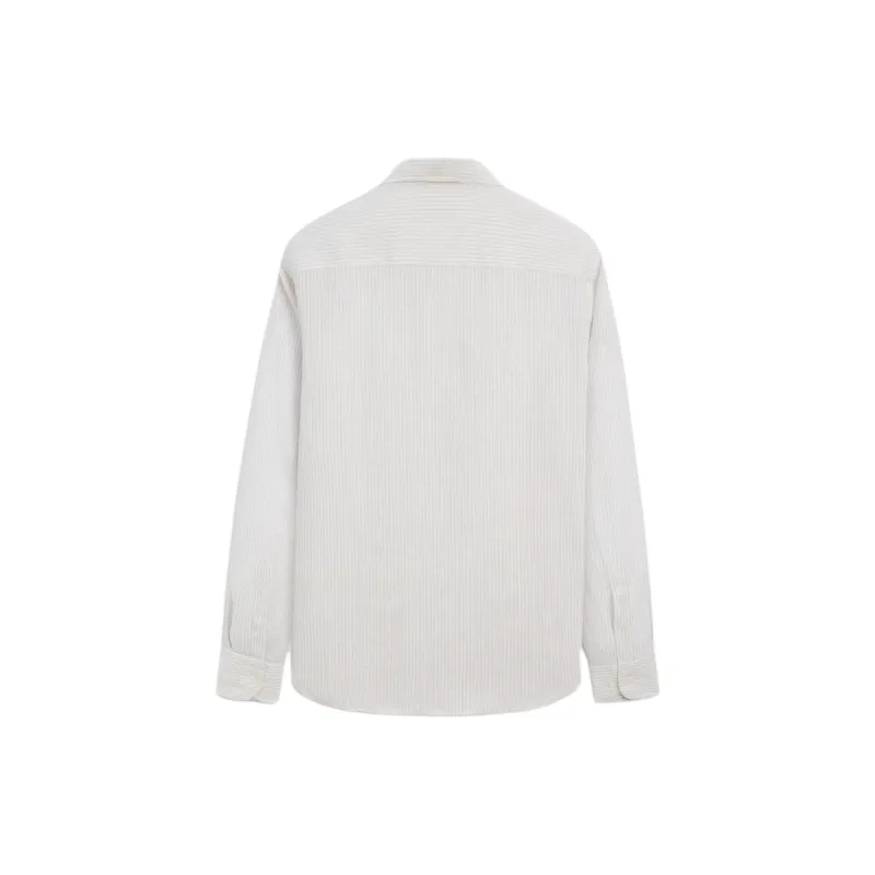 Massimo Dutti Shirts Men Ecru-1