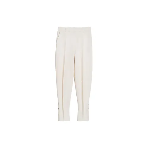 TOTEME Presse Creased Buckled Slouch Trousers