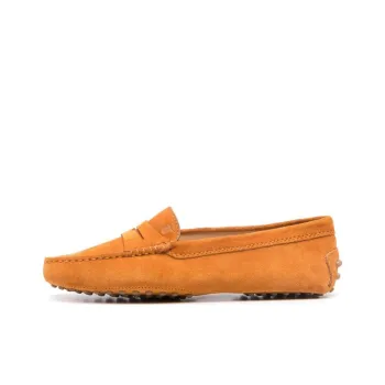 TOD'S Gommini Beanie Shoes Women's Orange