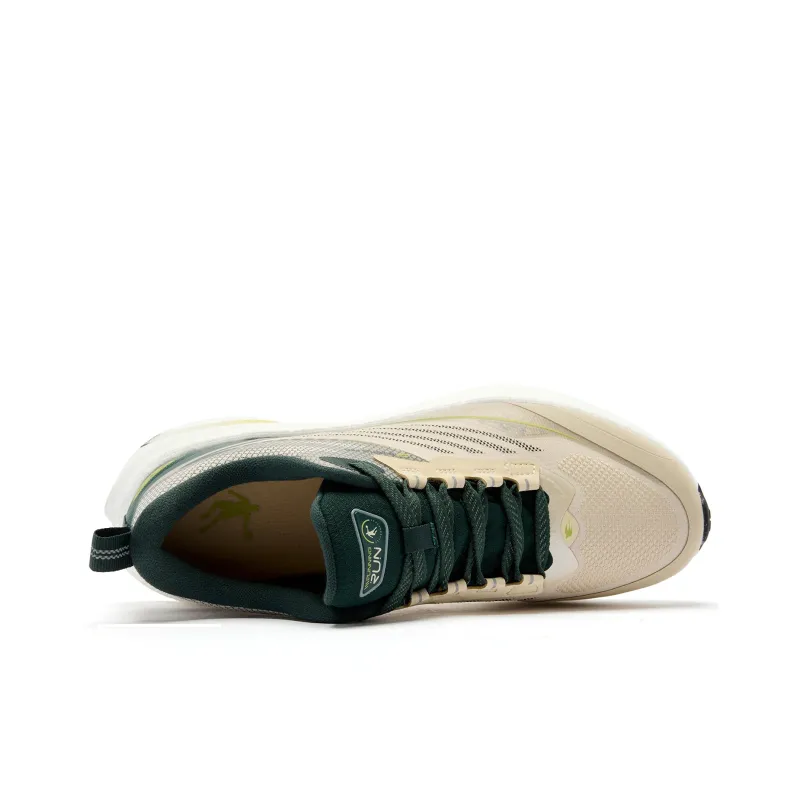 QIAODAN Rain Swallow 4.0 Running Shoes Men Low Top Birch Wood/Wutong Green-4