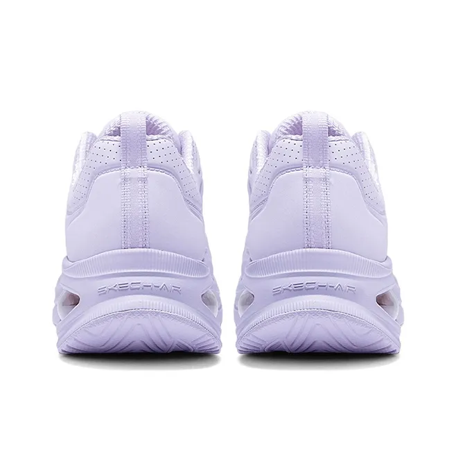 Skechers Lightweight Support Height Increasing Low Top Running Shoes Women's Lavender-4
