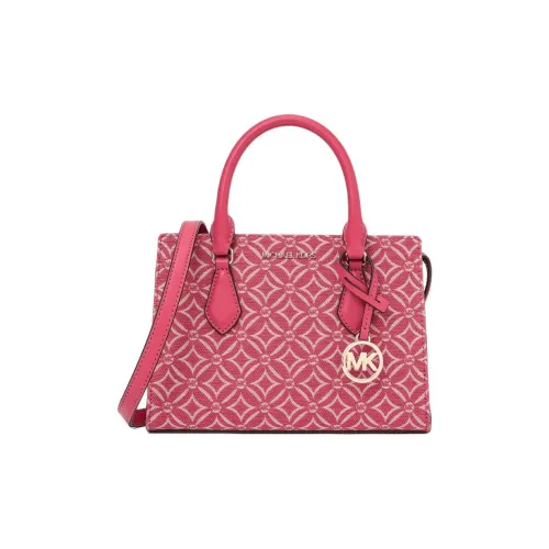 MICHAEL KORS Jacquard Tote Bag, Shopping Bag, Crossbody Bag, One Shoulder Handbag Small Size Women's Light Berry