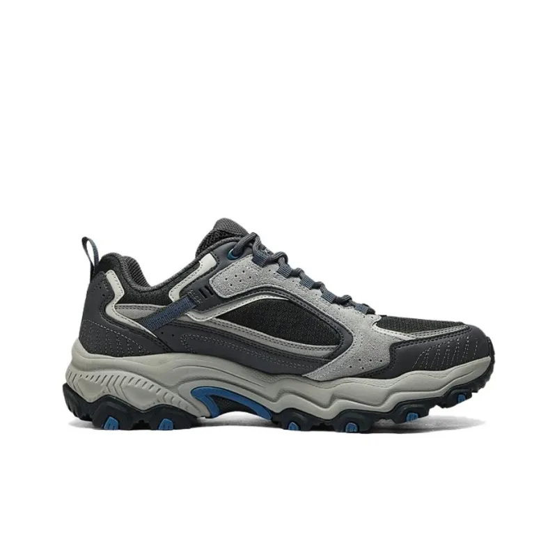Skechers OUTDOOR MENS Anti Slip Wear Resistant Low Top Hiking Shoes Men's Black Blue-1
