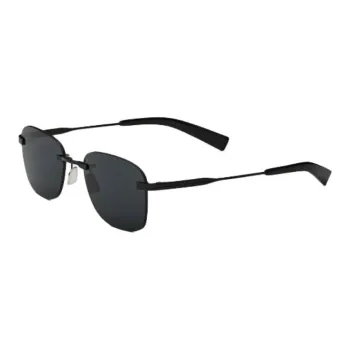 SAINT LAURENT Acetate Metal Square Sunglasses Unisex Black