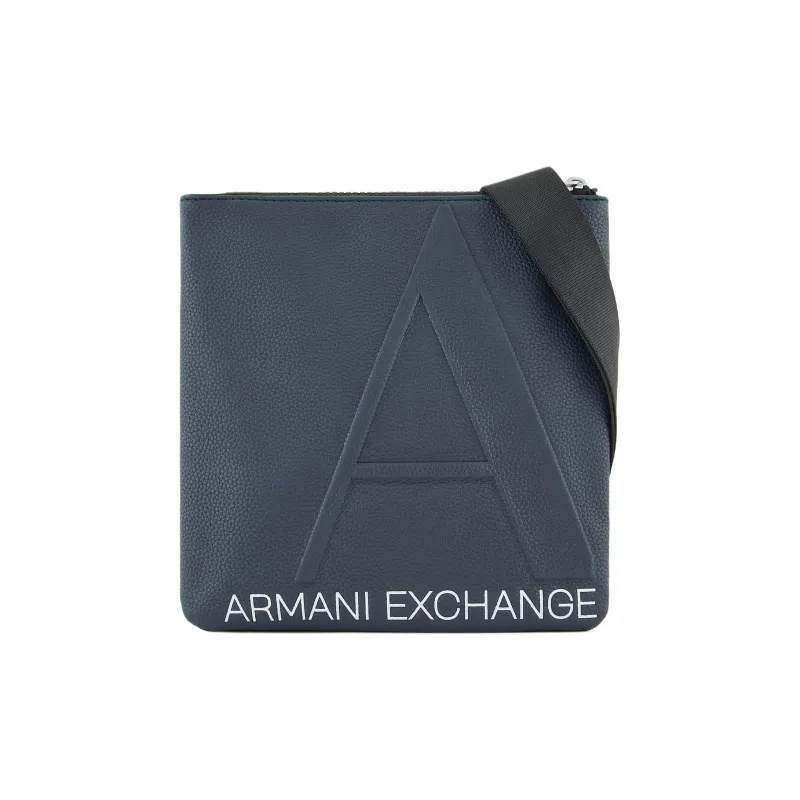 ARMANI EXCHANGEAE Polyester Shoulder Bag, Crossbody Bag Men's Navy Blue-0