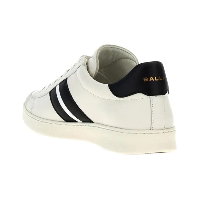 BALLY Tyger Low Top Skateboard Shoes Men's White-5