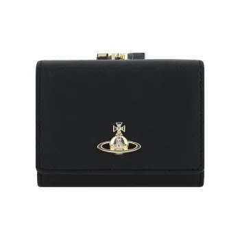 Vivienne Westwood Orb Plaque Tri Fold Wallet