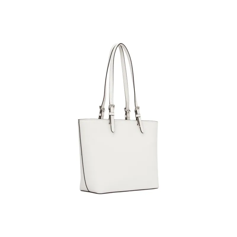 MICHAEL KORS Jet Set Travel Polyurethane Tote Bag Shopping Bag Shoulder Bag Handbag Medium Size Women's Optical White-1