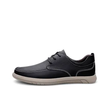 Bull charm Men's Casual Shoes Men Low Top Black/Earth Yellow