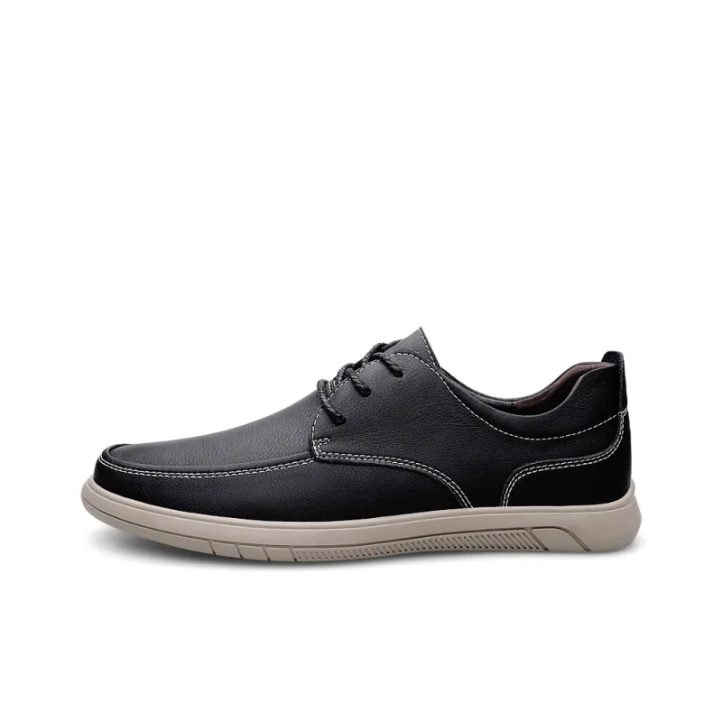 Bull charm Men's Casual Shoes Men Low Top Black/Earth Yellow-0