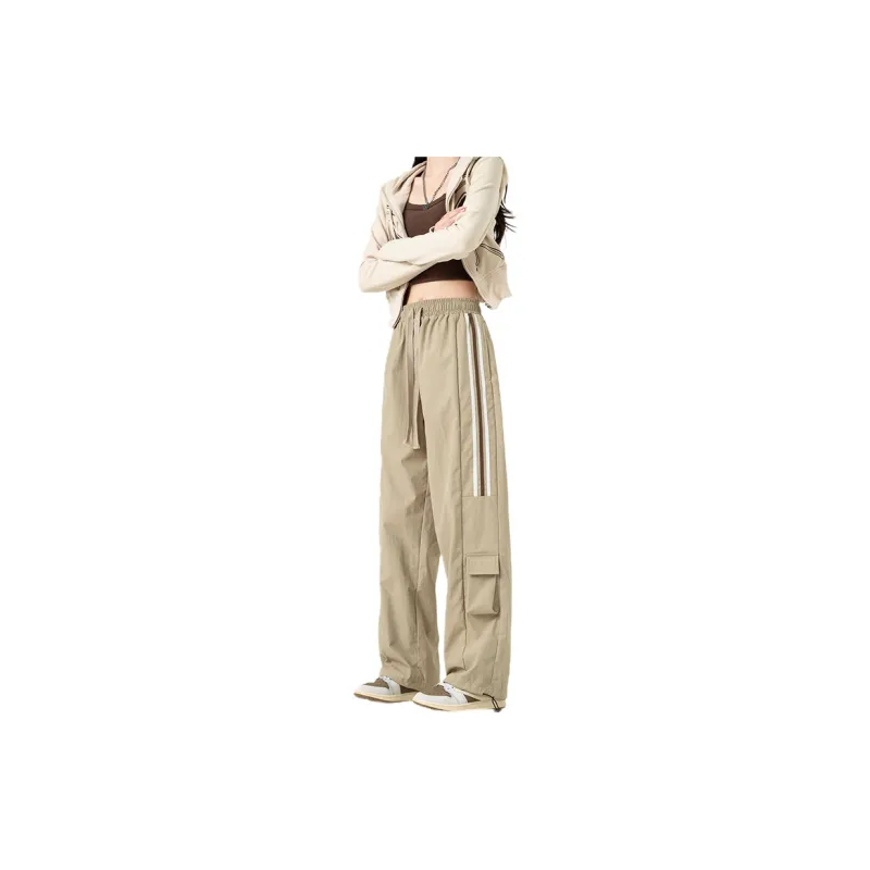 NOTFORMAD Casual Pants Unisex Khaki-1
