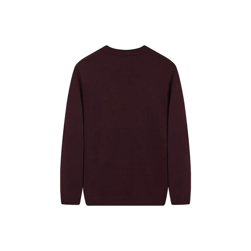 SEVEN Solid Color Business Inner Layer Commute Pullover Sweater Men's-8
