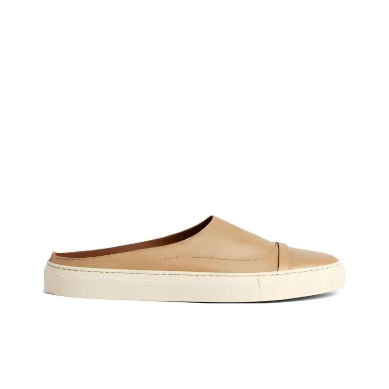 Malone Souliers Wrap-toe Slippers Men's Tan-1