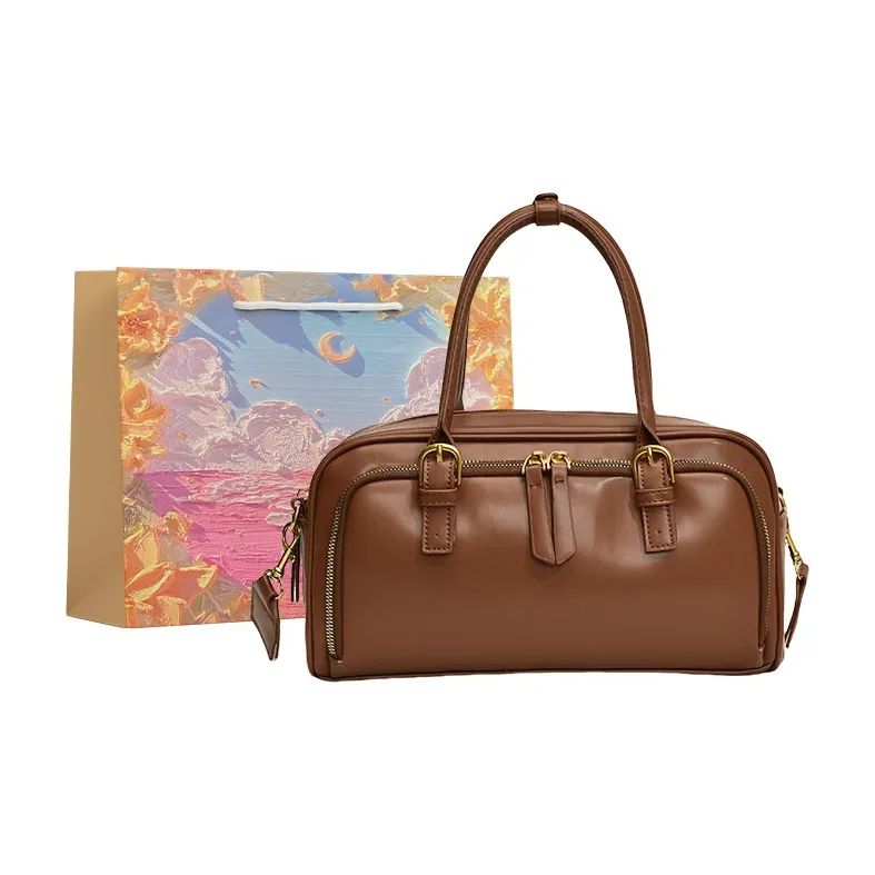 BRINCH PU Crossbody One Shoulder Handbag Regular Women's Multicolor-3