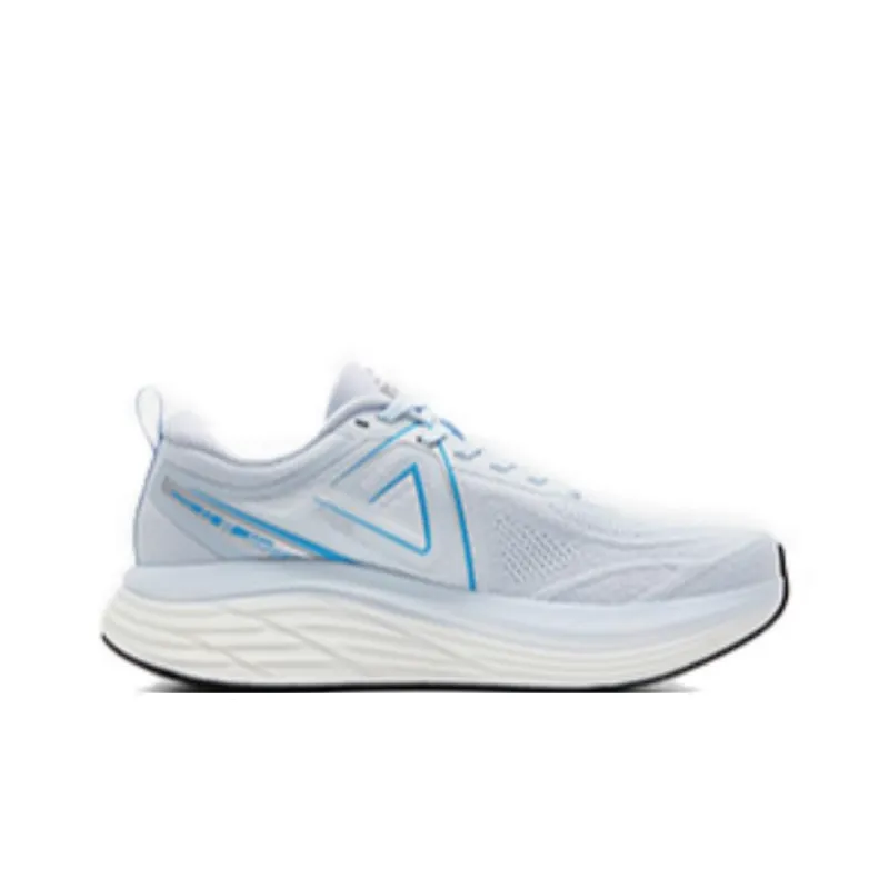 PEAK Cushioning Anti-Slip Wear-Resistant Impact-Resistant Rebound Low-Top Training Running Shoes Men's White Blue-1