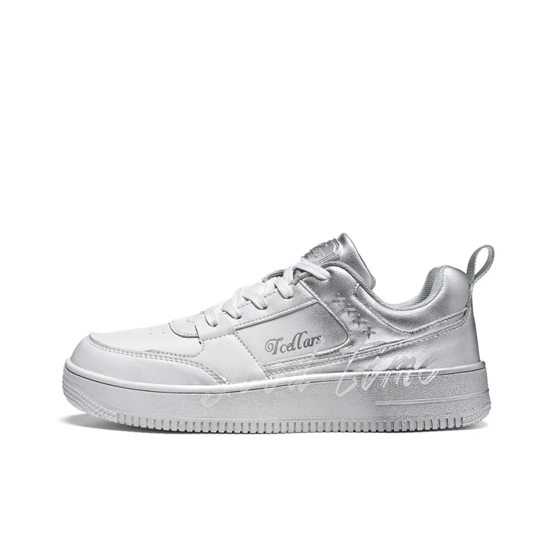 TCELLARS Skateboard Shoes Unisex Low Top White-73