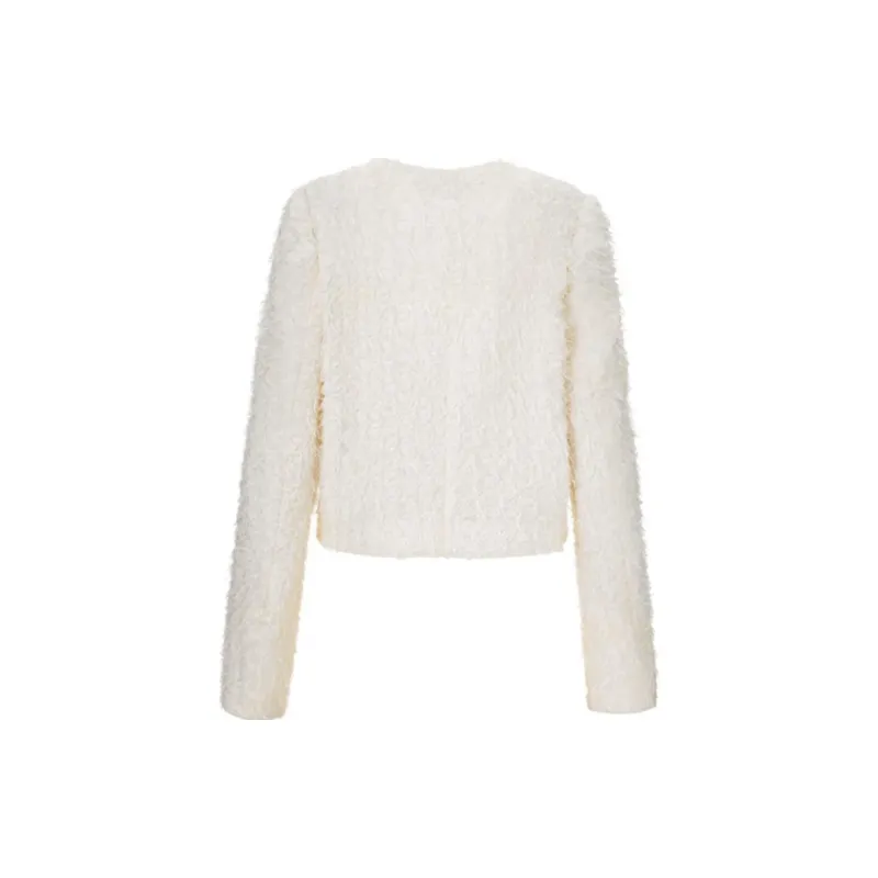 TAMMY TANGS Cropped Coats Women's Apricot-1