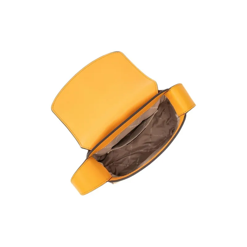 MICHAEL KORS Cow Leather Crossbody Bag, Shoulder Bag Trumpets Women's Yellow-2