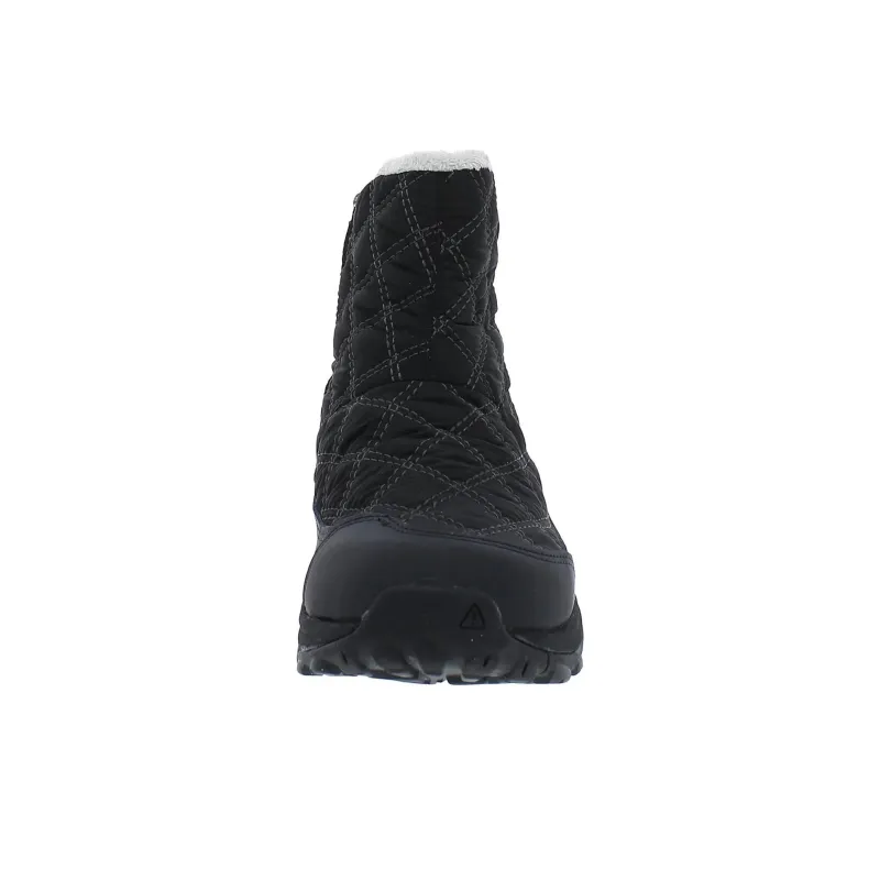 KEEN Anti-Slip Wear-Resistant Mid-Top Trekking Shoes Women's Black-3