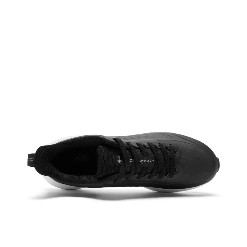 QIAODAN Rainwing 4.0 Warm Wear Resistant Slip Resistant Low Top Q LITESPEED Technology Running Shoes Men's Black White-3