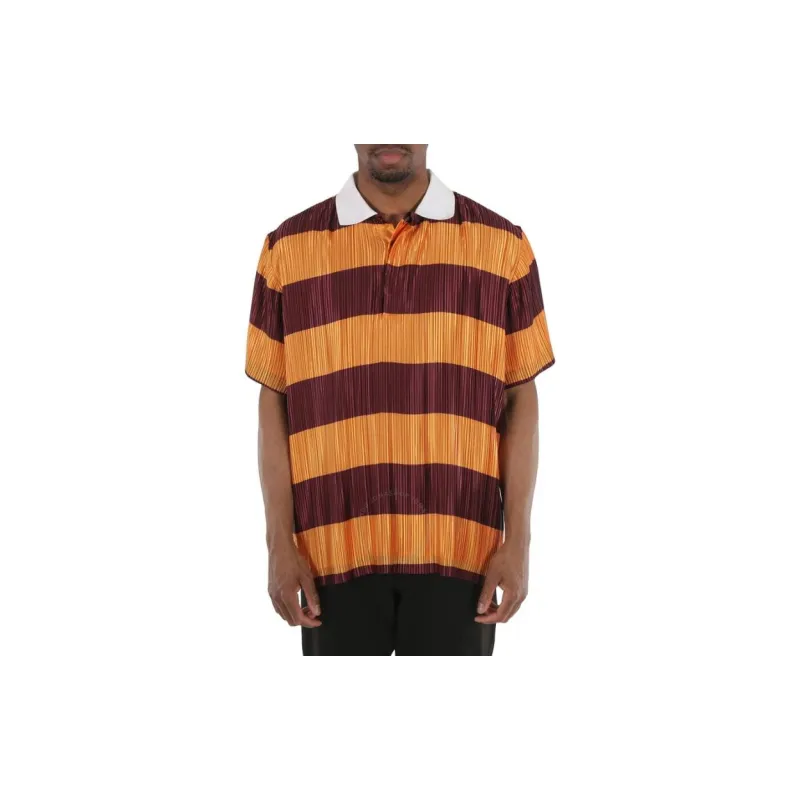 Burberry Polo Shirt Men's Citrus Orange-5