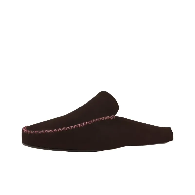 MANOLO BLAHNIK Slip-Resistant Wrap-toe Slippers Men's Dark Brown-2