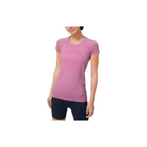 Lululemon T-Shirts Women's Magenta Luster/White