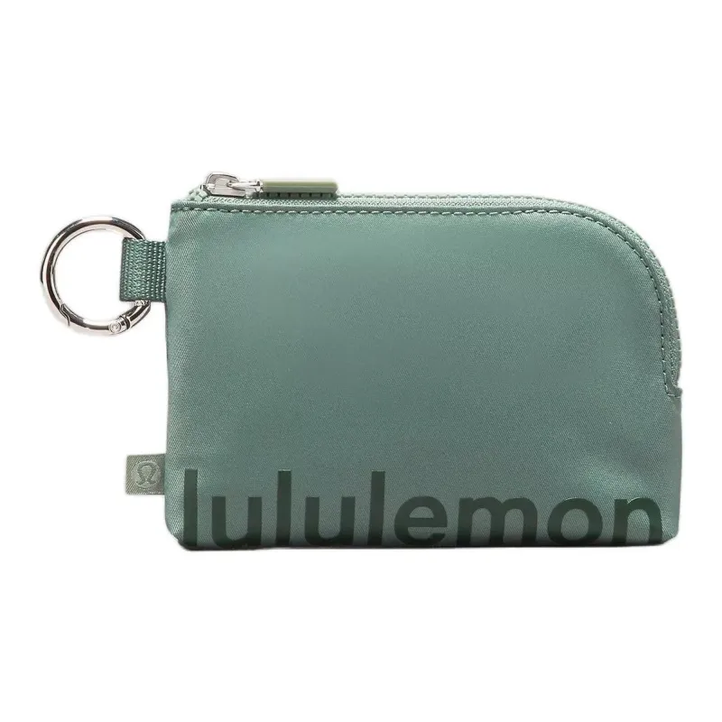 Lululemon Recycled Polyester Card Holder Regular Unisex Eucalyptus Gray & Legacy Green-0