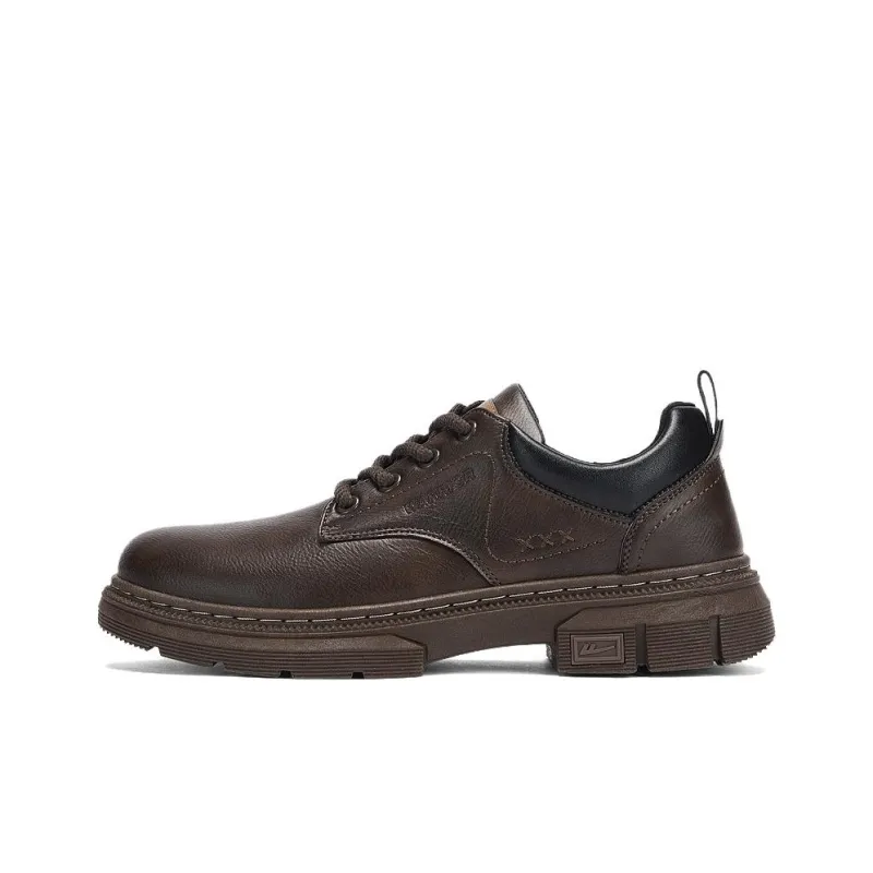 Warrior Dress Shoes Men's Dark Brown Black-0