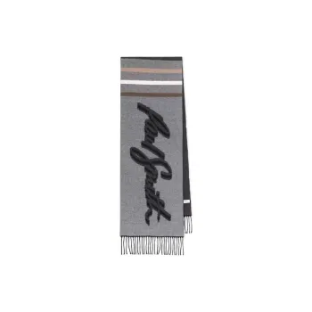 Paul Smith Acrylic Knit Scarves Men's Gray