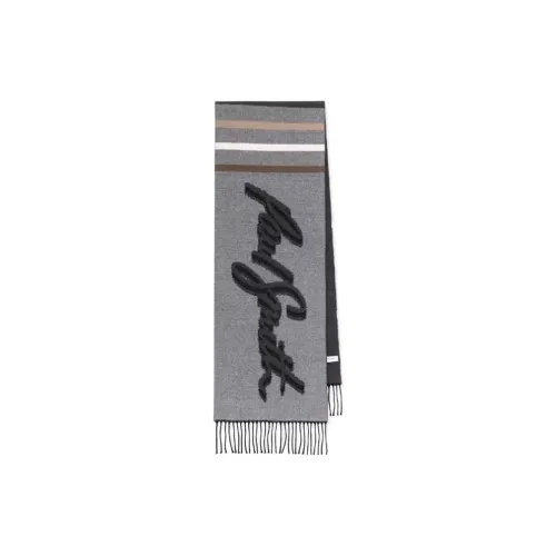 Paul Smith Acrylic Knit Scarves Men's Gray