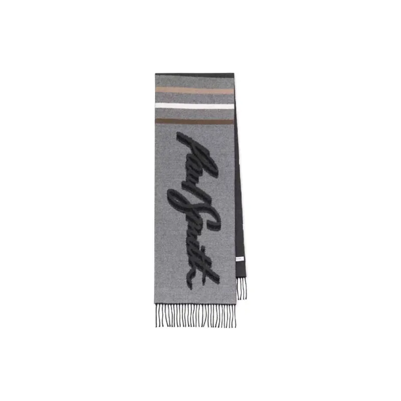 Paul Smith Acrylic Knit Scarves Men's Gray-0