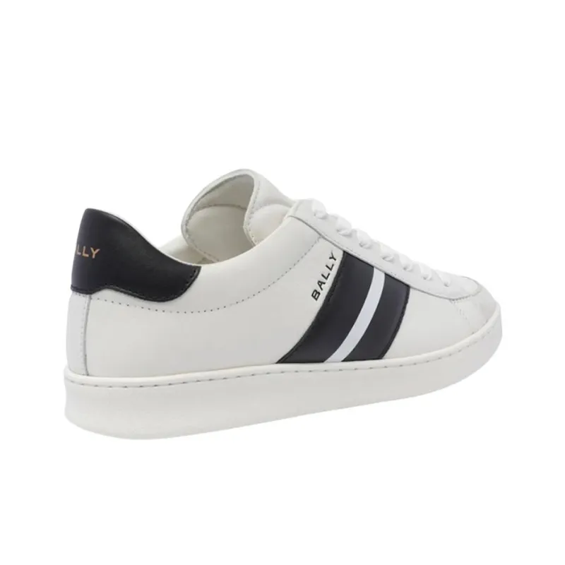 BALLY Tyger Low Top Skateboard Shoes Men's White-4