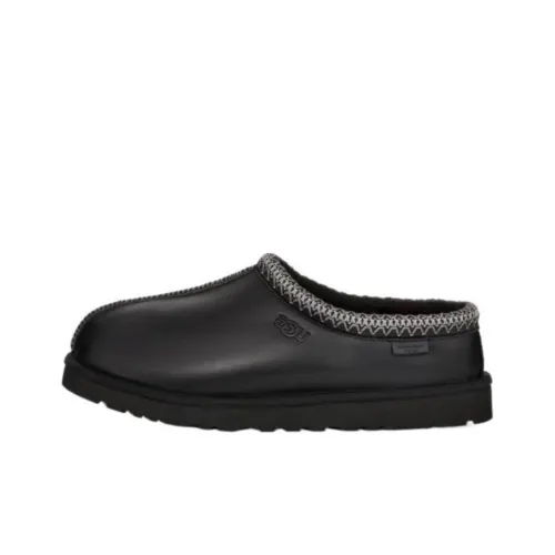 UGG Tasman LTHR Regen Slipper Black