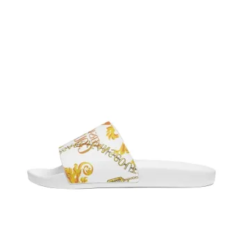 VERSACE JEANS COUTURE Slide Slippers Women's Yellow