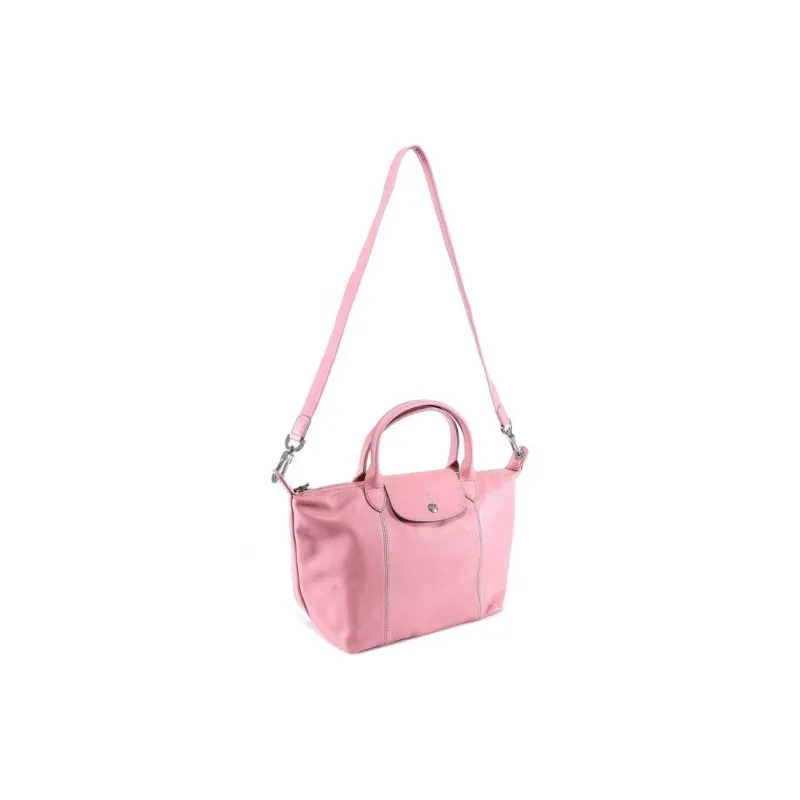LONGCHAMP Lambskin Shoulder Bag Crossbody Bag Handbag Women's Pink-1