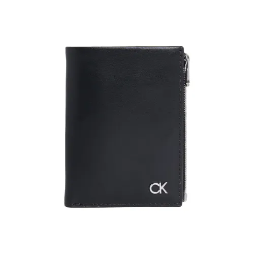 CALVIN KLEIN Leather Wallet Men's Black