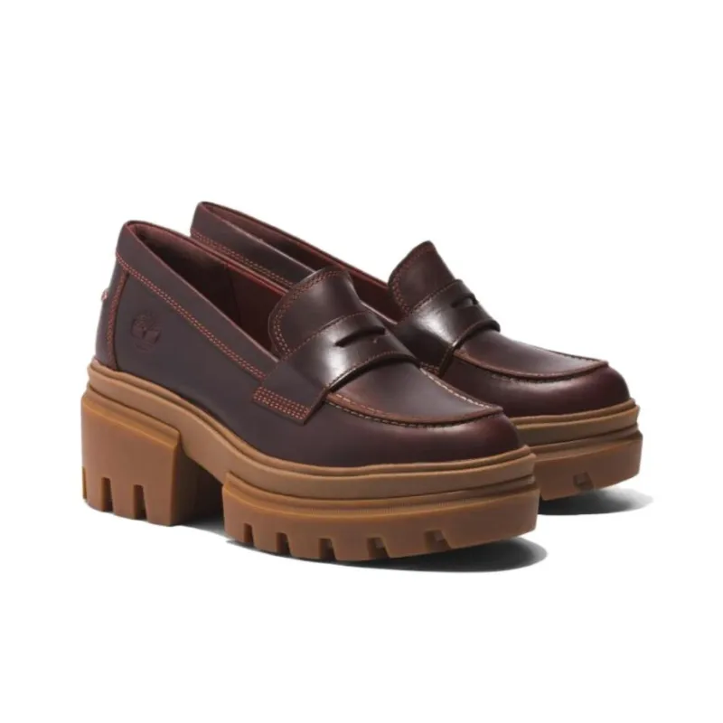 Timberland Everleigh Loafers Women's Dark Brown-1