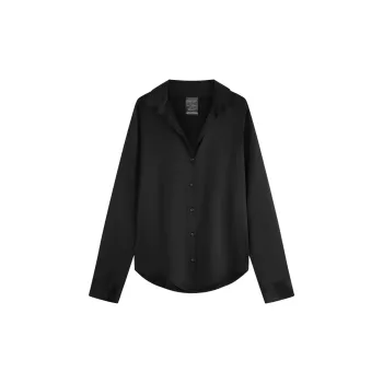 CALVIN KLEIN Pajama Tops Women's Space Black