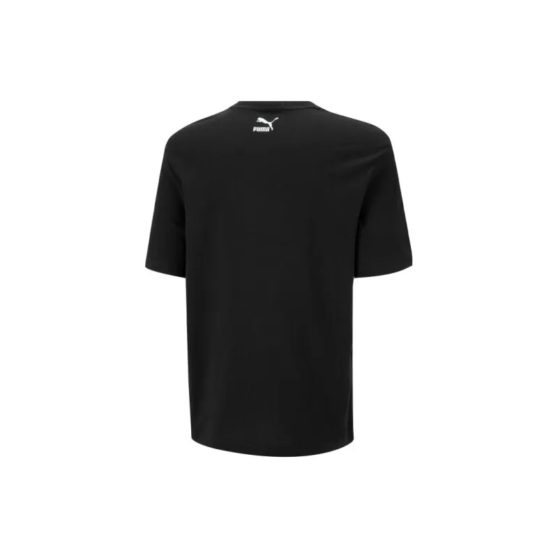 PUMA Set in Sleeve T Shirt Unisex Black-1