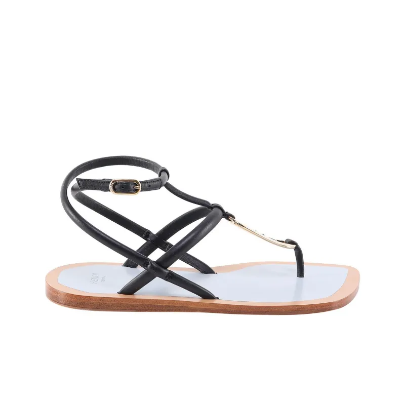 FENDI One Strap Sandals Women's Black-1