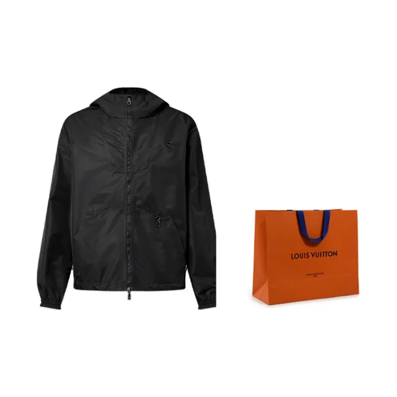 LOUIS VUITTON Monogram Reversible Nylon Windbreaker-1