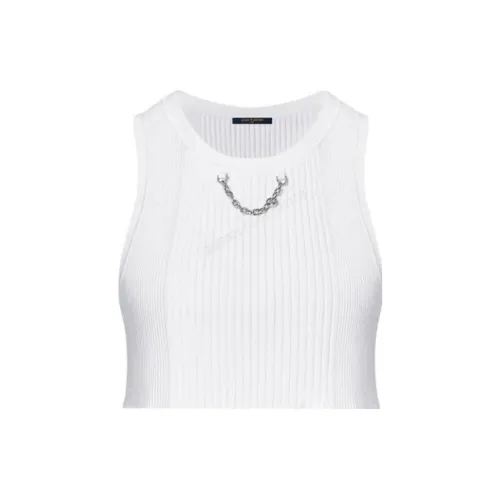 LOUIS VUITTON New Quarterly Products Of LV Camisoles Women's White